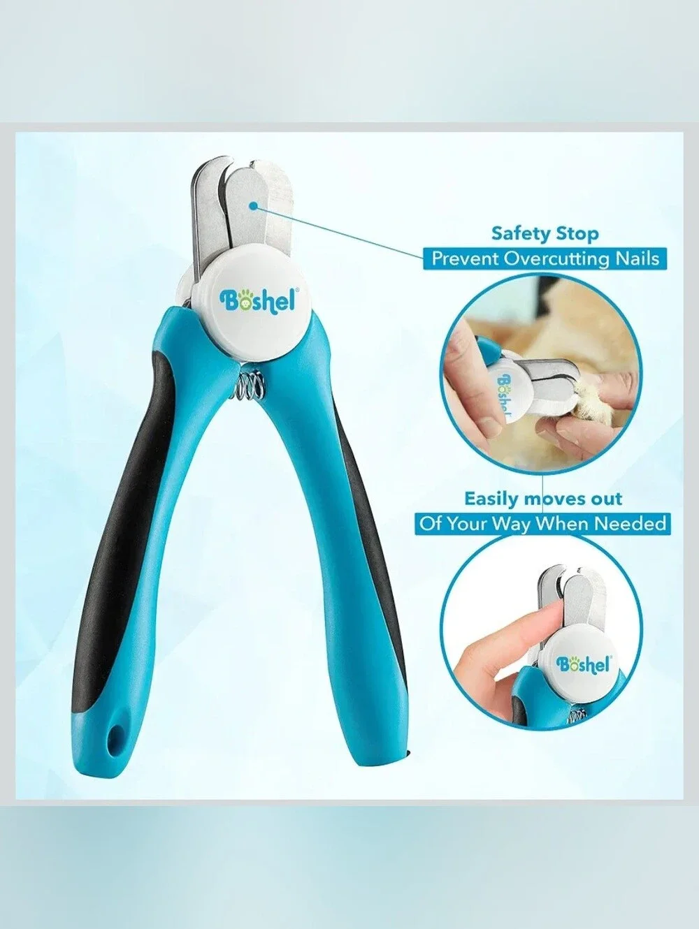 Boshel Professional Dog Nail Clippers with Safety Guard